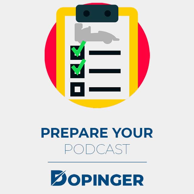 prepare your podcast