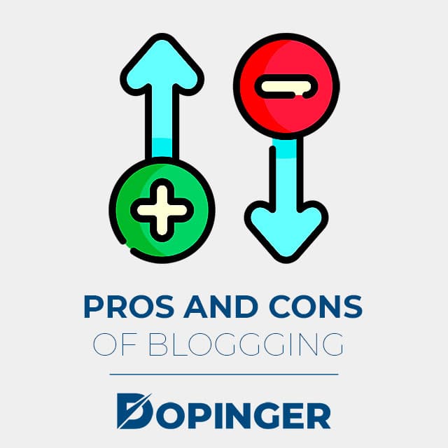 pros and cons of blogging