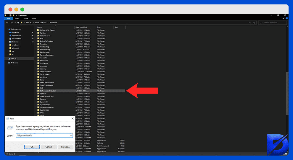 softwaredistribution folder
