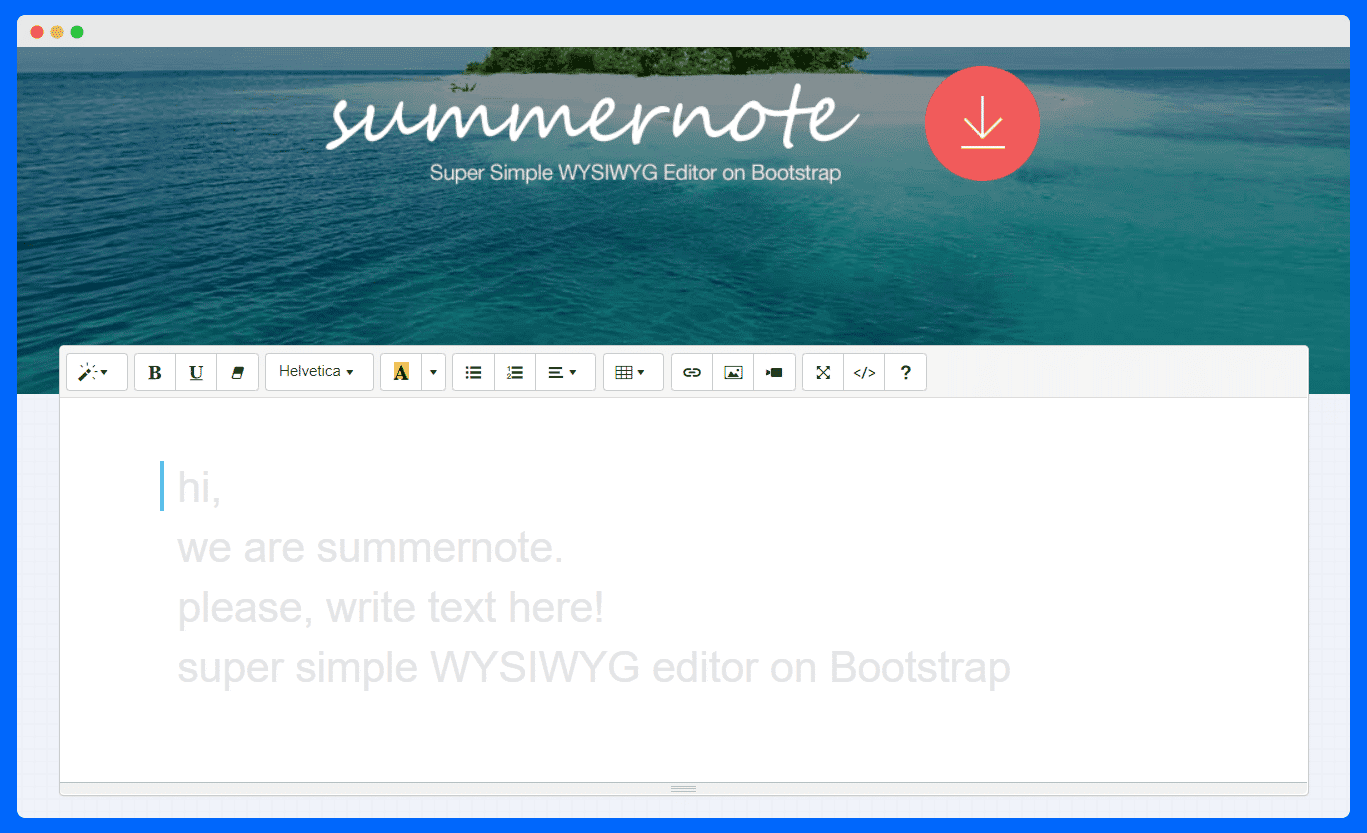 summernote