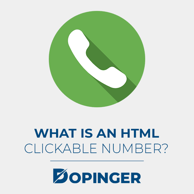 How to Add an HTML Phone Number for Callable Links – Site başlığı