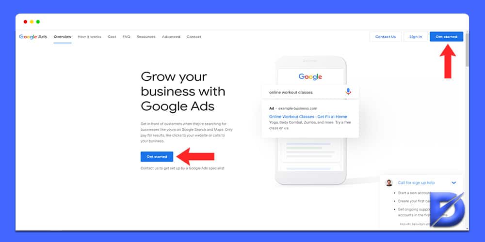 setting up google ads