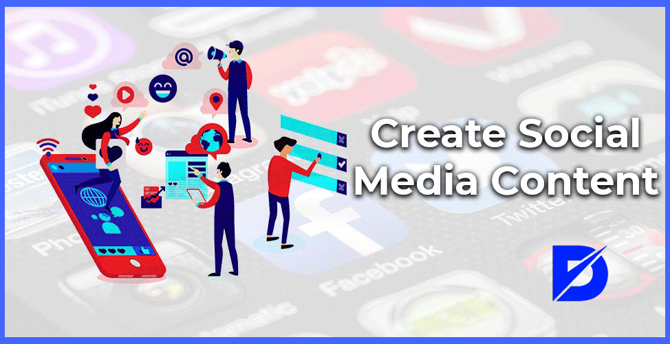create social media content