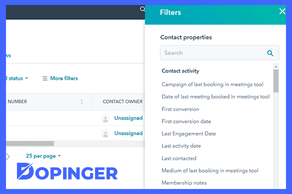 hubspot filters