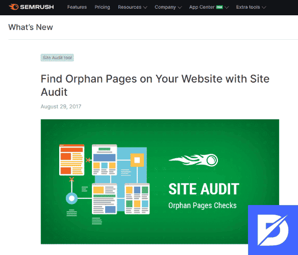 Site Audit for Orphan Pages