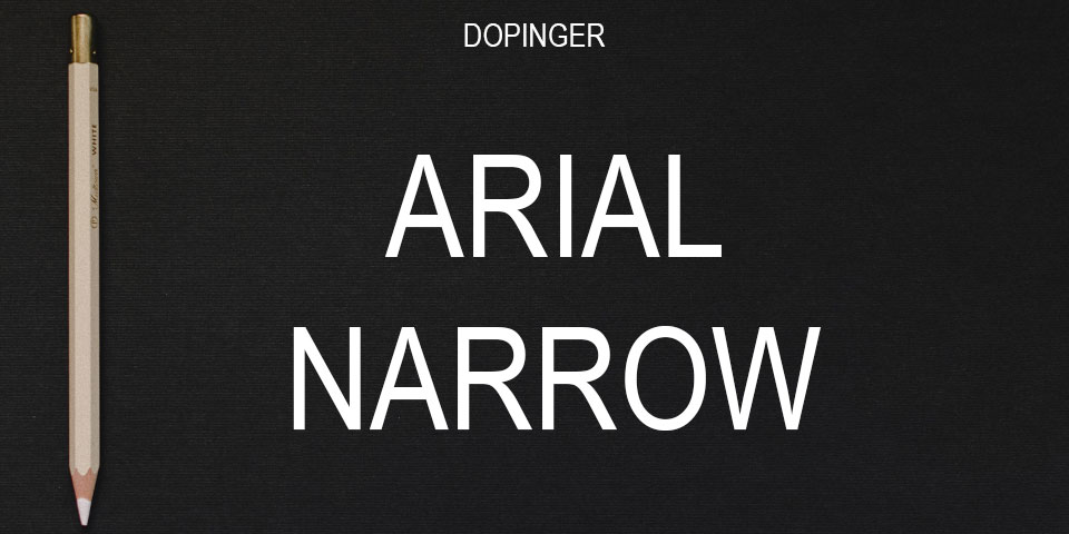 arial narrow
