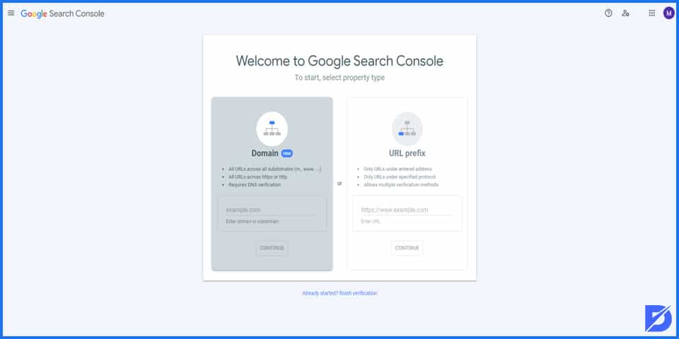 google search console