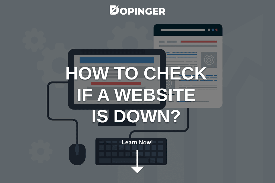 How to check if your website is down dopinger