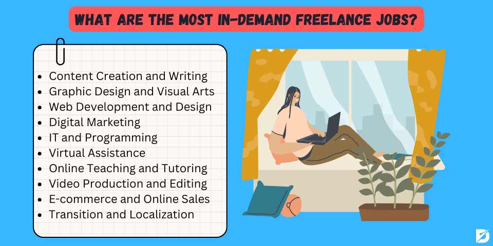 most in-demand freelance jobs