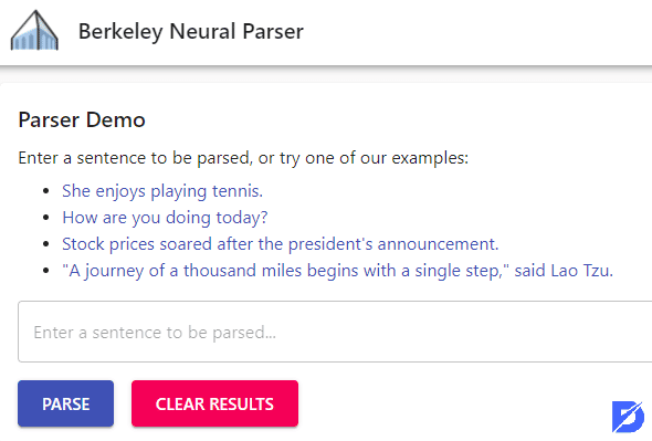 NLP Berkeley Neural Parser