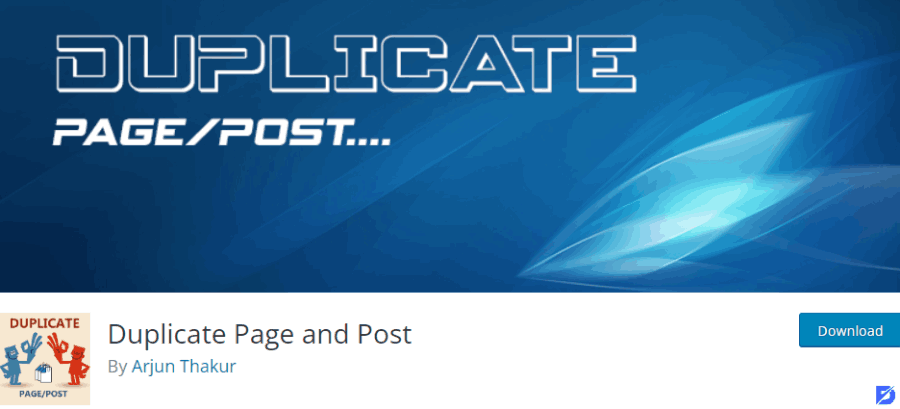 Wordpress Plugin Duplicate Page and Post