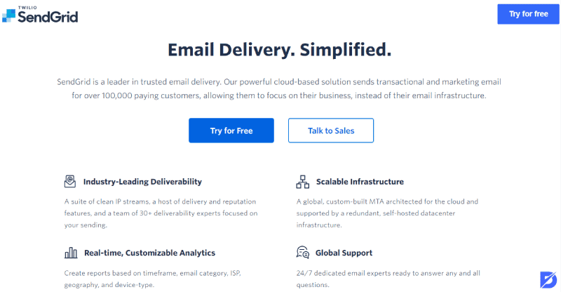 SendGrid SMTP