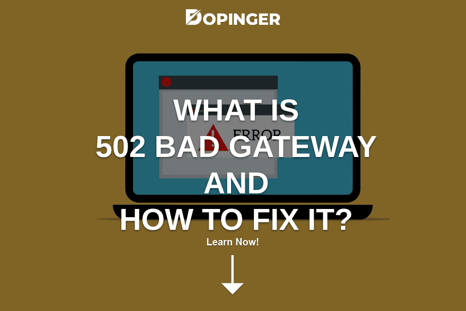 502 Bad Gateway Error 