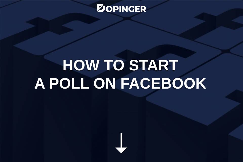 Как начать опрос на Facebook