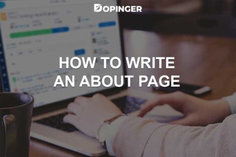 How to Write an About Page