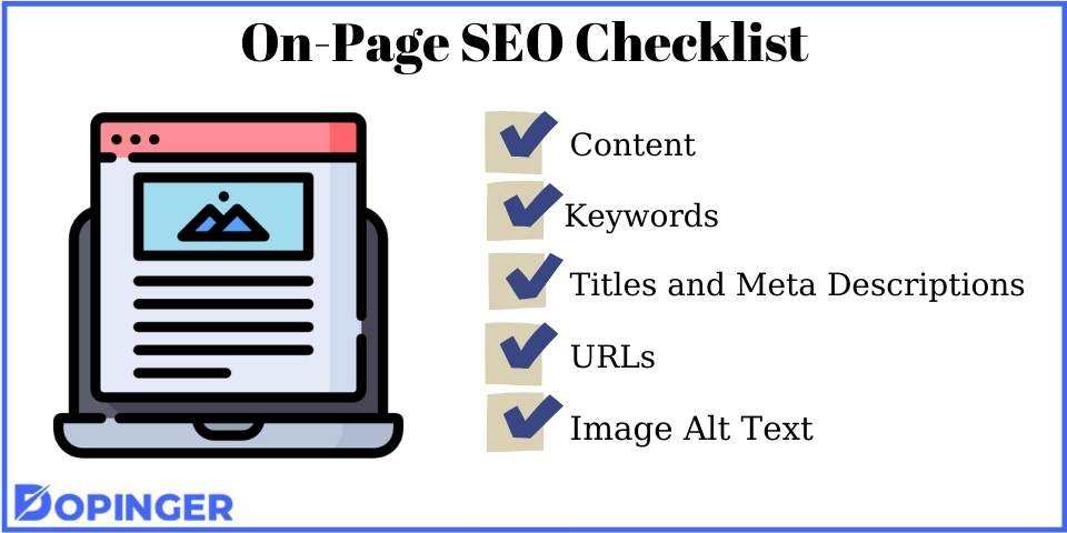 on-page seo checklist