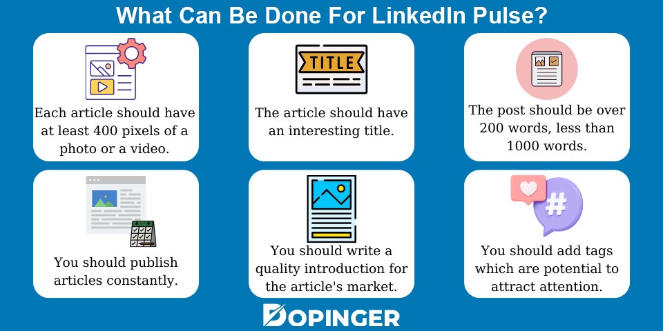 what can be done for linkedin pulse