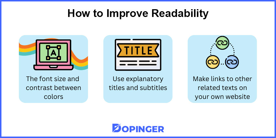 how to improve readability