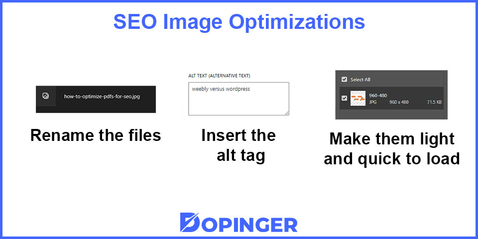 seo image optimizations