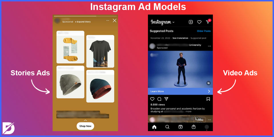 instagram ad models