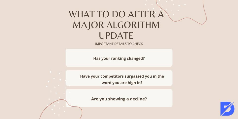 after a major algorithm update