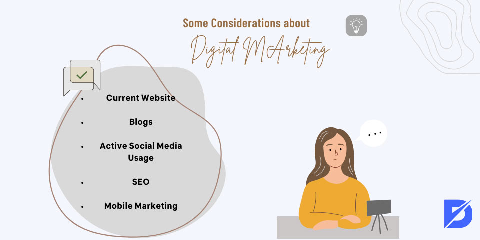 considerations about Digital Marketing