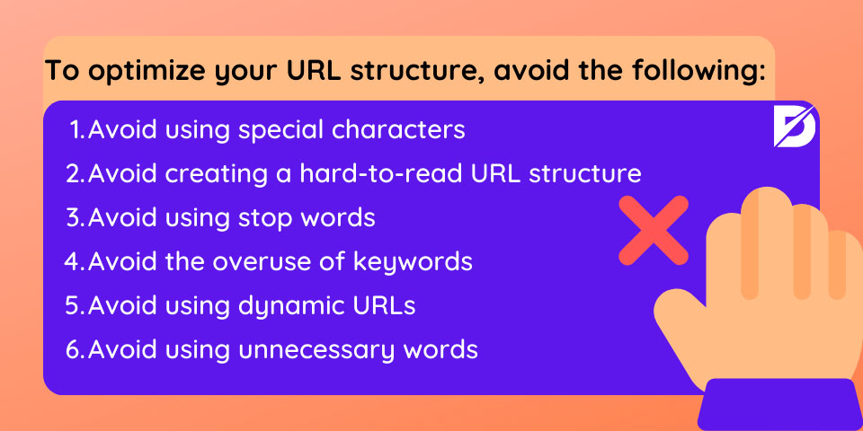 avoid to optimize url structure