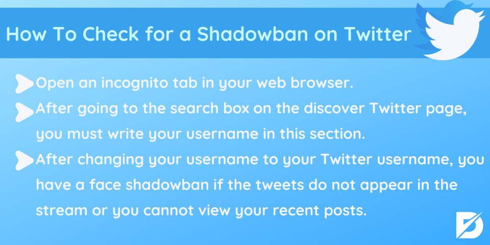 how to check for a shadowban on twitter