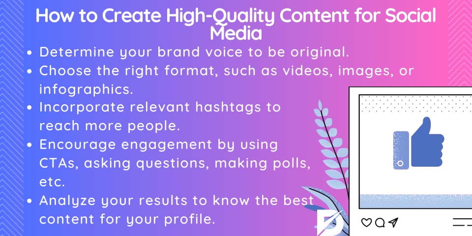 how to create high-quality content for social media