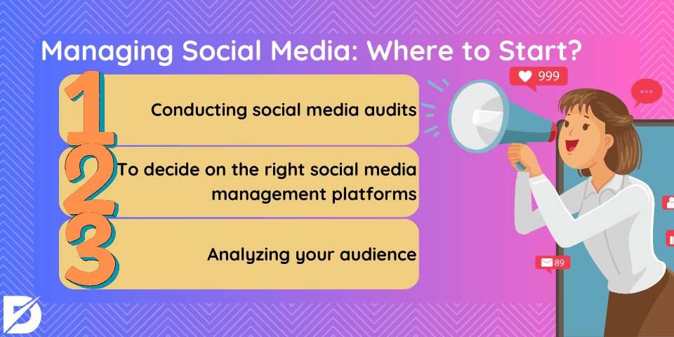 how to start social media management