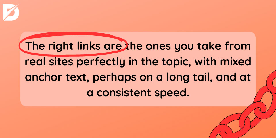 features of the right links