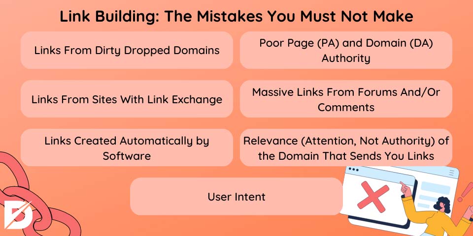 link building mistakes