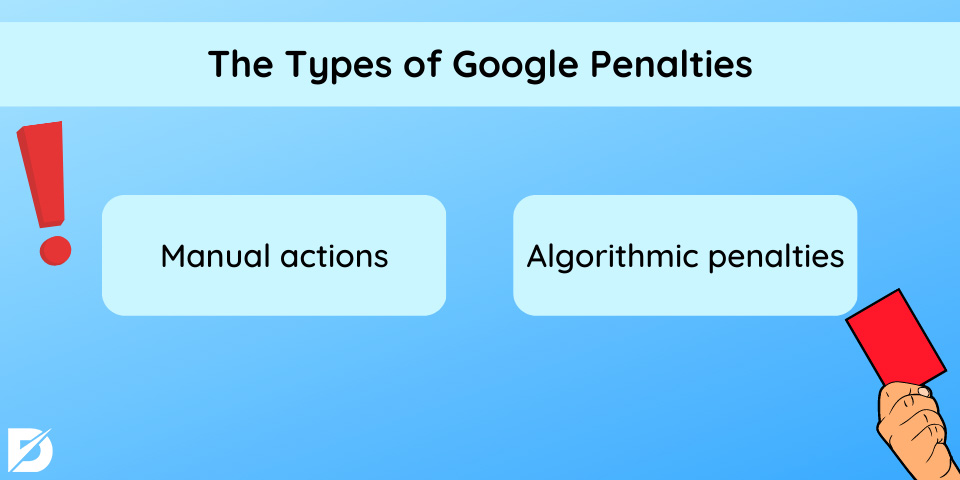 the types of google penalties