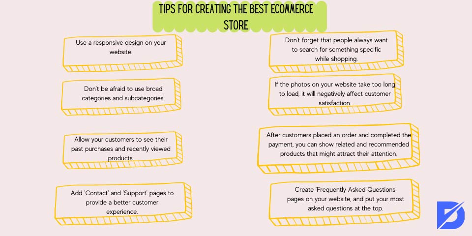 tips for ecommerce store