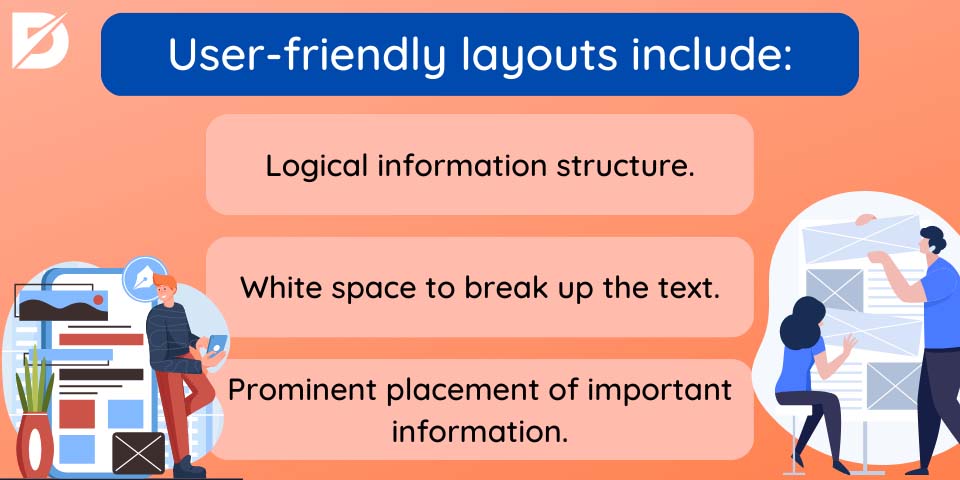 user friendly layouts