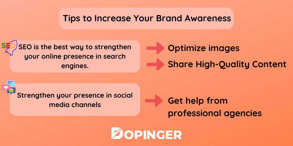 tips to increase brand awareness