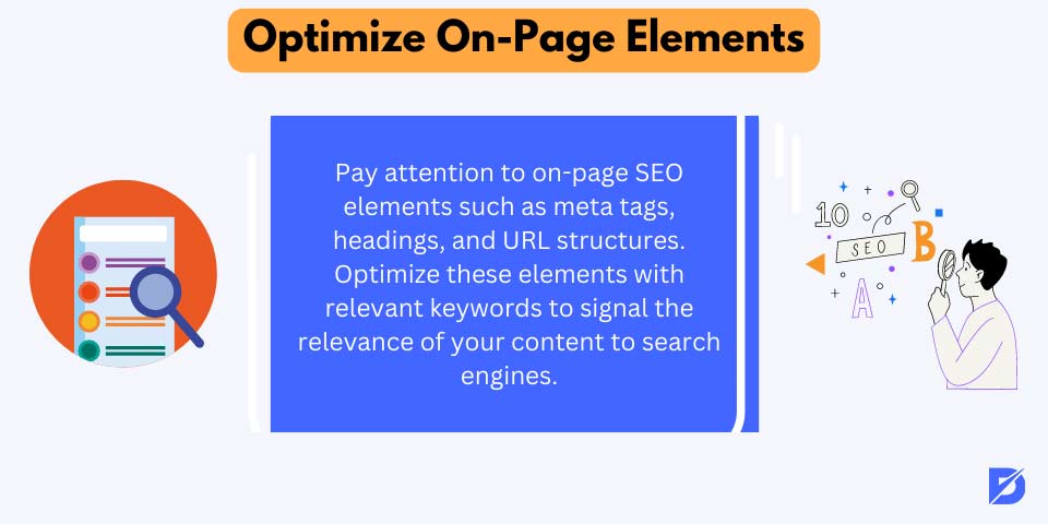 optimize on page elements for topic clusters