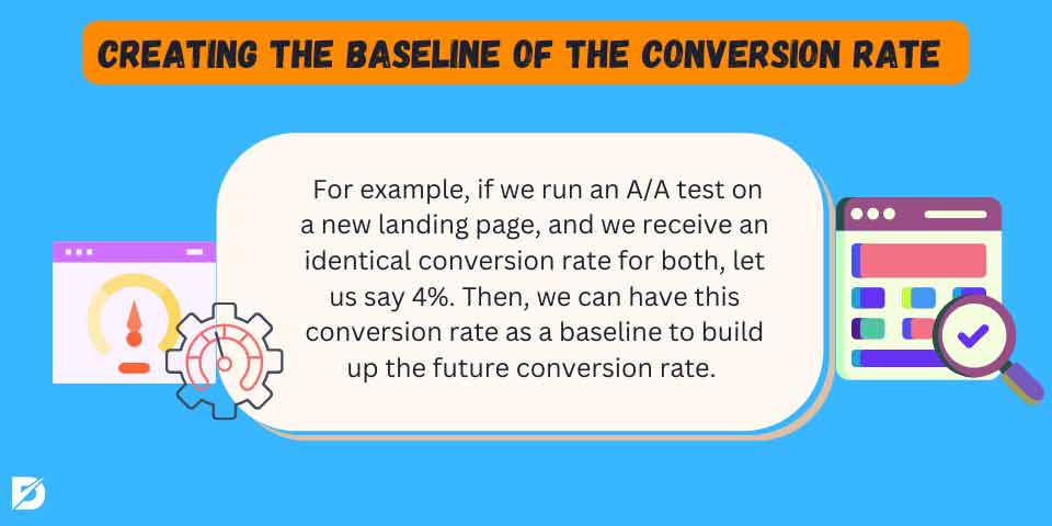 creating baseline of the conversion rate
