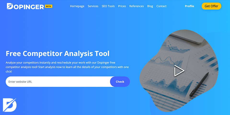 dopinger competitor analysis tool