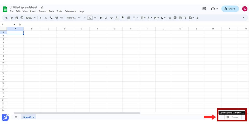 Google Sheets Explore