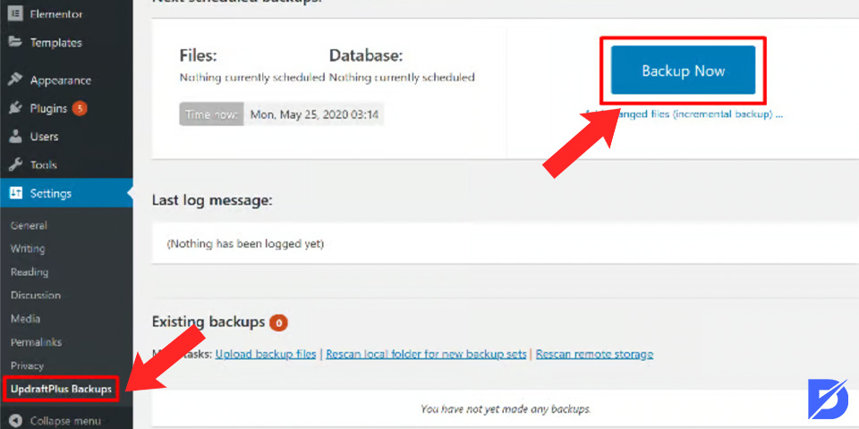 how to backup wordpress