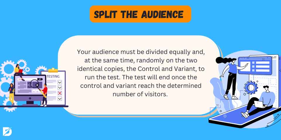 split the audience