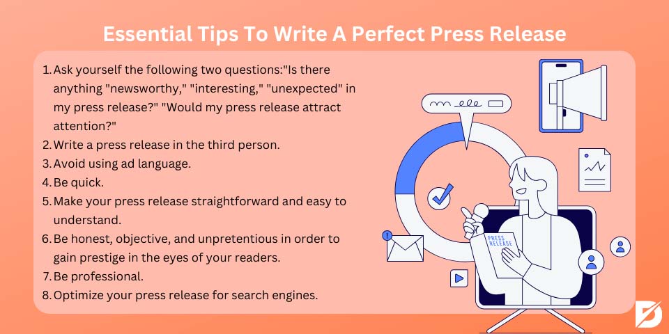 essential tips to write a perfect press release