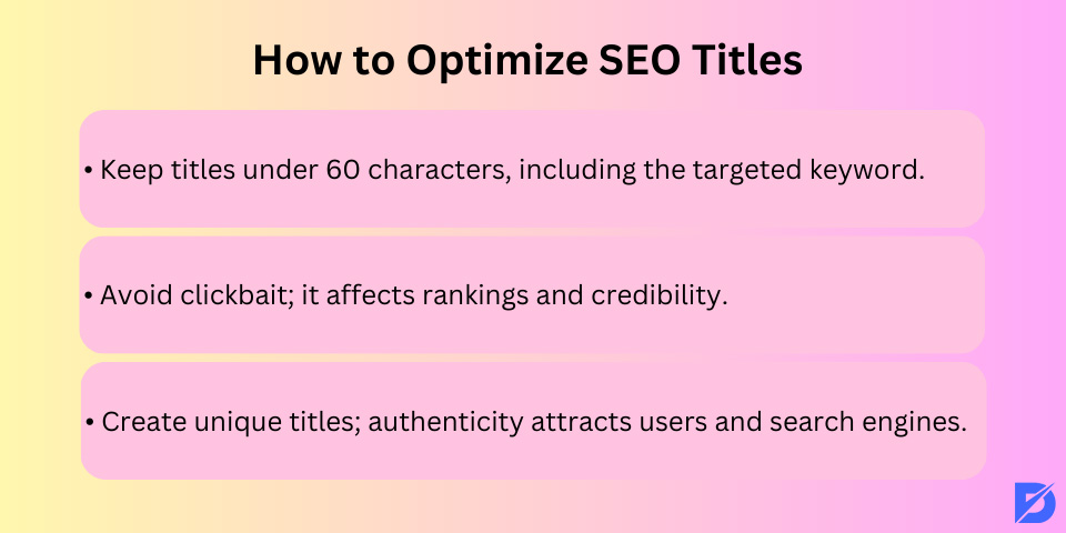 how to optimize seo titles