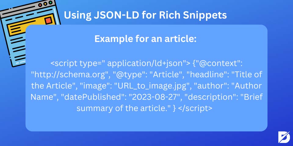 json ld example for an article