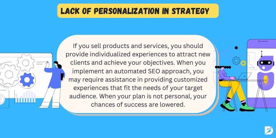 lack of personalization in strategy