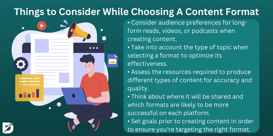 things to consider while choosing a content format