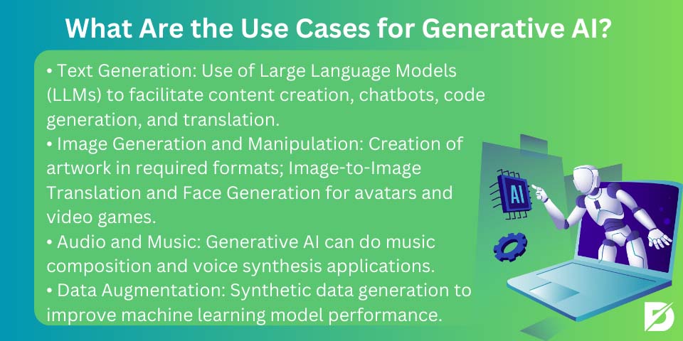 what are the use cases for generative ai