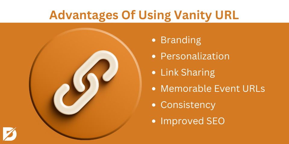 advantages of using vanity url