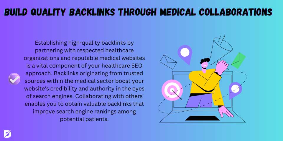 build quality backlinks for healthcare SEO strategy